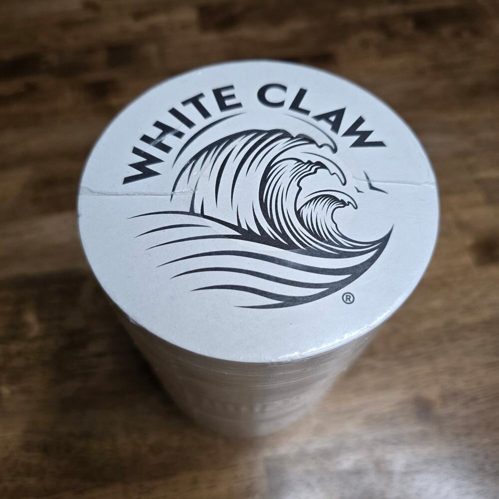 White Claw Hard Seltzer Coasters‎ sleeve of 125 Coasters